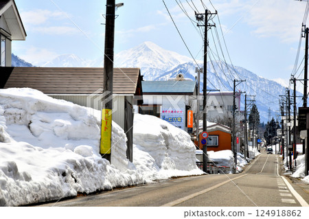 Around Tsuchidaru Post Office / Scenery in the direction of Echigo Nakazato (Yuzawa Town, Niigata Prefecture) [2025.3] 124918862