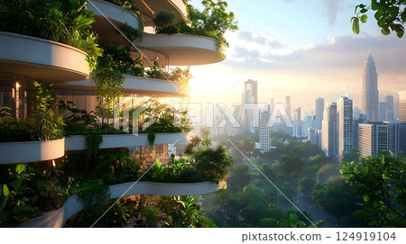 beautiful architecture building of venetian and other hotel resort and casino 124919104