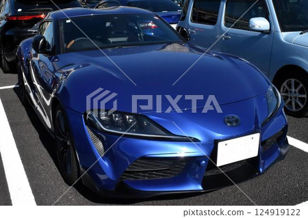 藍色跑車(豐田GR Supra第五代) 藍色跑車(豐田GR Supra第五代) 124919122