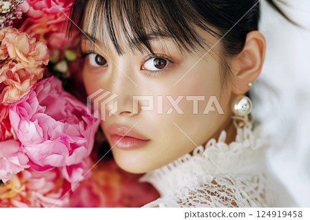 Beautiful skin woman "AI generated image" Beautiful skin woman "AI generated image" 124919458