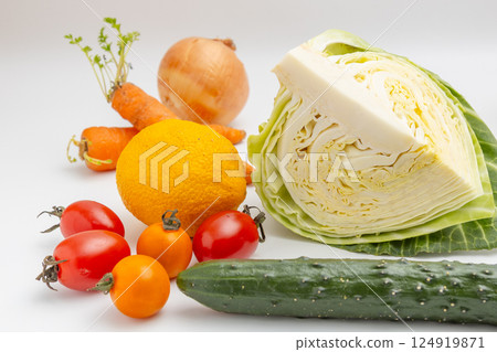 各種蔬菜排隊的照片 各種蔬菜排隊的照片 124919871