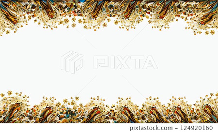 Colorful illustration frame 124920160