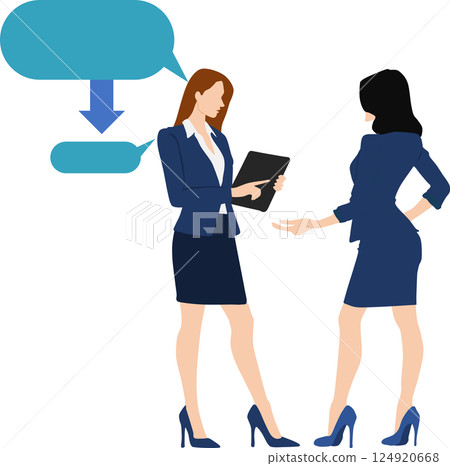 Door-in-the-face illustrations 124920668