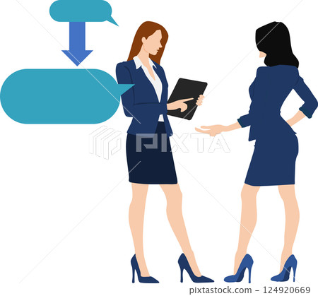 Foot in the door illustration Foot in the door illustration 124920669