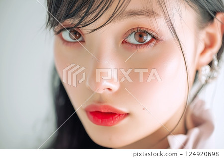 Beautiful women, makeup, cosmetics "AI generated images" 124920698