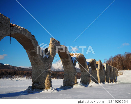 The collapsing Taushubetsu River Bridge (2024) The collapsing Taushubetsu River Bridge (2024) 124920964