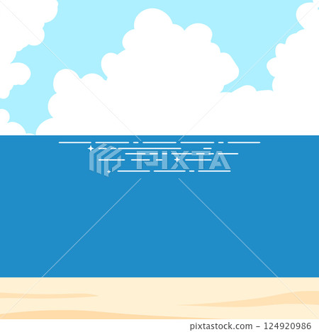 Summer Sea Background 124920986