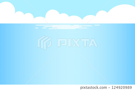 A cool sea view illustration 124920989