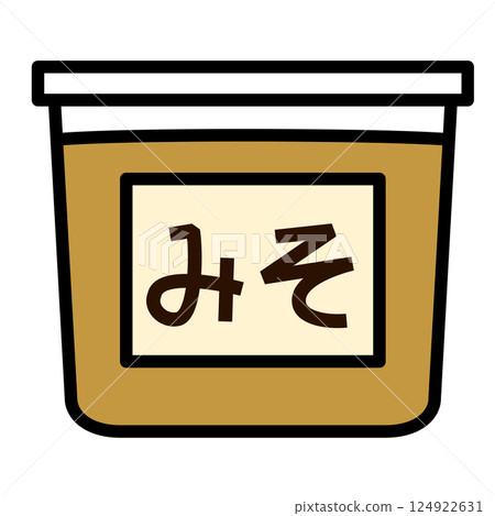Simple miso icon Simple miso icon 124922631