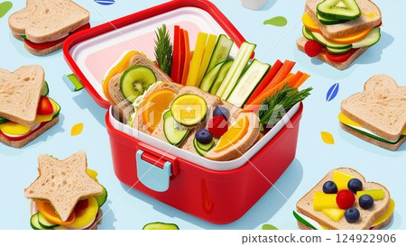 Various salads 124922906