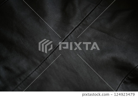 black leather jacket close up, macro black leather jacket texture, soft yet rugged, capturing the grain and stitch details with a worn-in feel black leather jacket close up, macro black leather jacket texture, soft yet rugged, capturing the grain and stitch details with a worn-in feel 124923479
