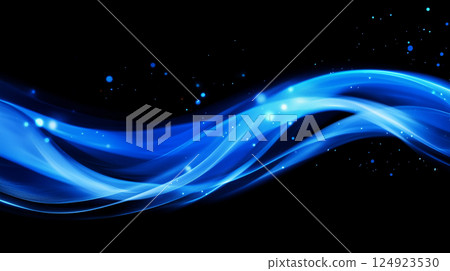 藍色粒子波 藍色粒子波 124923530