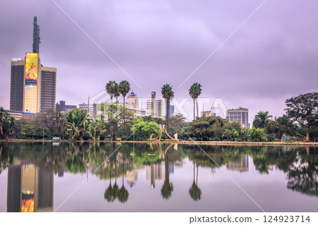 Nairobi city county kenya capital east africa modern highrise tall buildings skyline skyscrapers cityscapes east africa 124923714