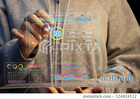 Administrators use SEO tools to help their websites rank higher in search engines. 124924512