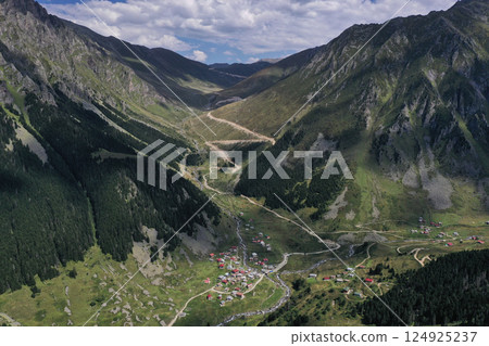 Image of Kackar mountain ranges and plateaus in Rize province. Image of Kackar mountain ranges and plateaus in Rize province. 124925237