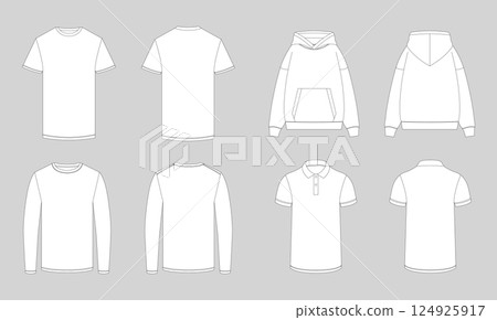 Clothing mockup set 1_06 Clothing mockup set 1_06 124925917