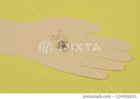 Chamomile seeds 124926833