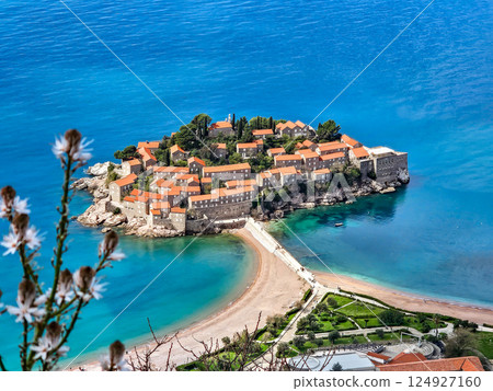 Aerial View of Sveti Stefan, Montenegro Aerial View of Sveti Stefan, Montenegro 124927160