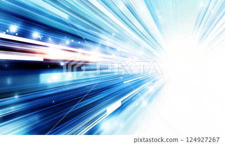 Abstract blue and white background with futuristic lines, technology concept illustration design. Abstract blue and white background with futuristic lines, technology concept illustration design. 124927267