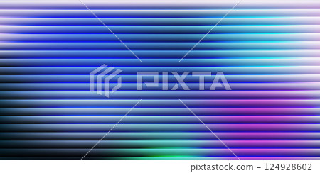 Texture featuring vibrant gradient shades with bright, smooth, fluted vertical lines. Bold and dynamic futuristic neon design seamlessly blending smooth tones and radiant colors, visual art project. 124928602