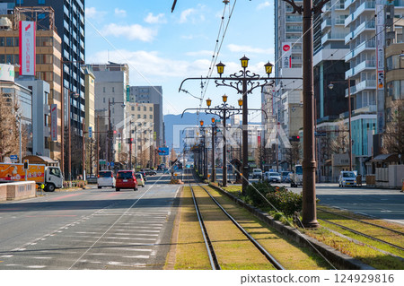 Toyohashi City, Aichi Prefecture, Station Main Street Toyohashi City, Aichi Prefecture, Station Main Street 124929816