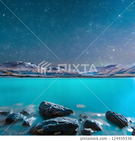 Dreamy Nights: The Enchanting Glow of Lake Tekapo Dreamy Nights: The Enchanting Glow of Lake Tekapo 124930336