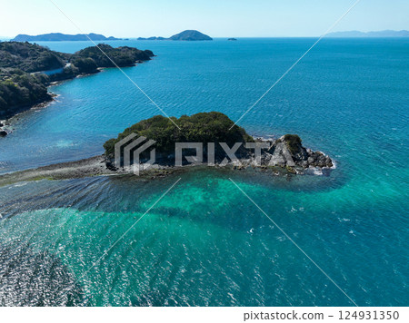 Scenery of Nezumi Island, Yawatahama City, Ehime Prefecture Scenery of Nezumi Island, Yawatahama City, Ehime Prefecture 124931350