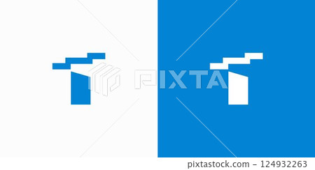 The T ladder logo design is unique and professional 124932263