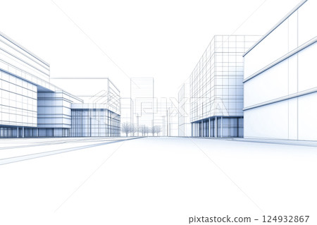 3D城市規劃概念 124932867