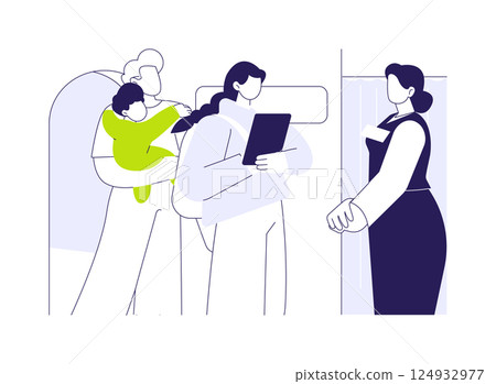 Welcome passengers abstract concept vector illustration. Welcome passengers abstract concept vector illustration. 124932977