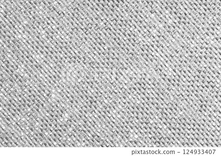 Upholstery white jacquard fabric diagonal weave texture, textile background, cloth structure Upholstery white jacquard fabric diagonal weave texture, textile background, cloth structure 124933407