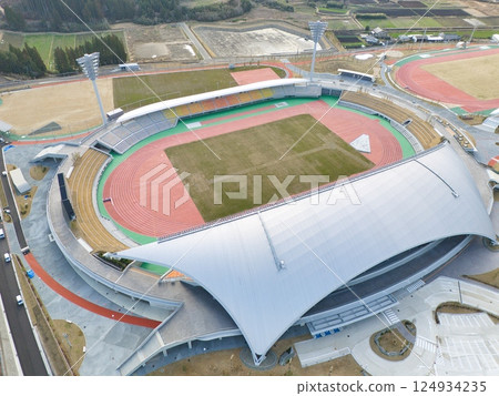Aerial photo of Kirishima Shuzo Sports Land Miyakonojo R7 124934235