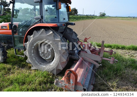 Agricultural machinery tractor Agricultural machinery tractor 124934334