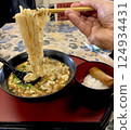Mapo tofu with ramen and sour soup 124934431