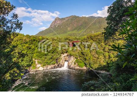 世界自然遺產 屋久島莫秋武山和鳥木瀑布（秋季） 124934767