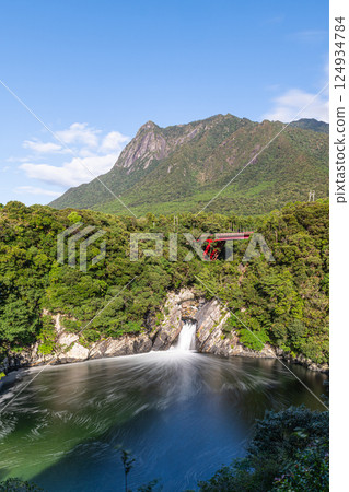 World Natural Heritage Mt. Mochomu and Toroki Falls, Yakushima (Autumn) 124934784
