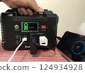 Portable power source Lightweight and convenient for emergencies 124934928