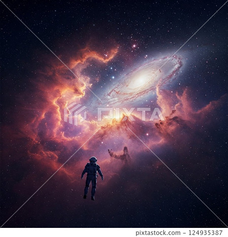 Light of a distant galaxy 124935387