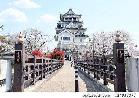View of Sunomata Ichiya Castle from the west side of Sennari Bridge View of Sunomata Ichiya Castle from the west side of Sennari Bridge 124936073