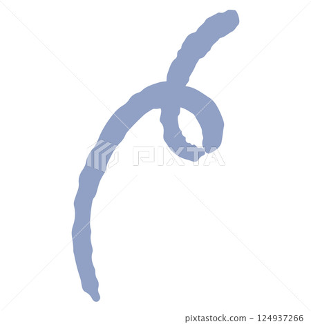 手繪曲線插圖(旋轉運動圖像的符號) 手繪曲線插圖(旋轉運動圖像的符號) 124937266