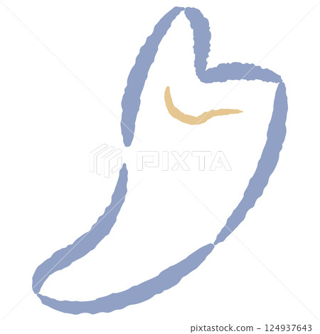 狗牙齒圖像插圖 狗牙齒圖像插圖 124937643