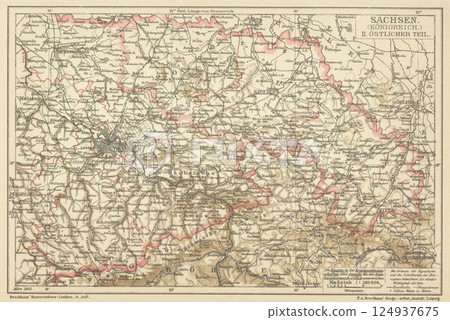 Early 20th Century World Map Germany 124937675