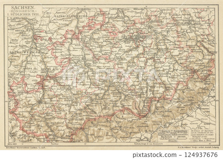 Early 20th Century World Map Germany 124937676