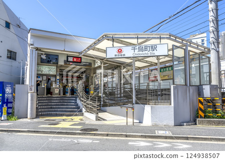 Urban scenery of Ota Ward, Tokyo Chidoricho Station 124938507
