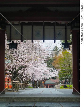 The approach to Shiogama Shrine 124938606