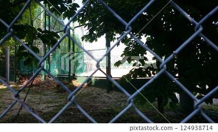 Grounds beyond the fence Grounds beyond the fence 124938714