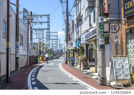 Urban scenery of Ota Ward, Tokyo Chidoricho Station 124938869