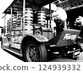 Retro car (monochrome) 124939332