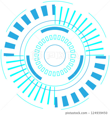 hi-tech circle digital technology. hi-tech circle digital technology. 124939450