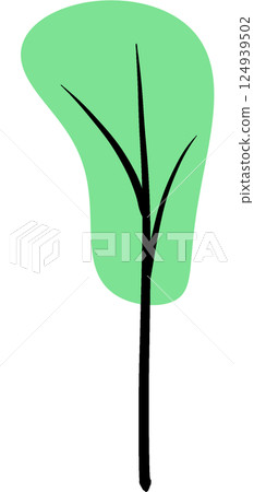 tree abstract shape - Stock Illustration [124939502] - PIXTA